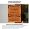 Signmission No Dumping Violators Prosecuted Bilingual, 7 in W x Rectangle, Vinyl Decal OS-2PACK-WS-D-710-L-12702 - alternate 2
